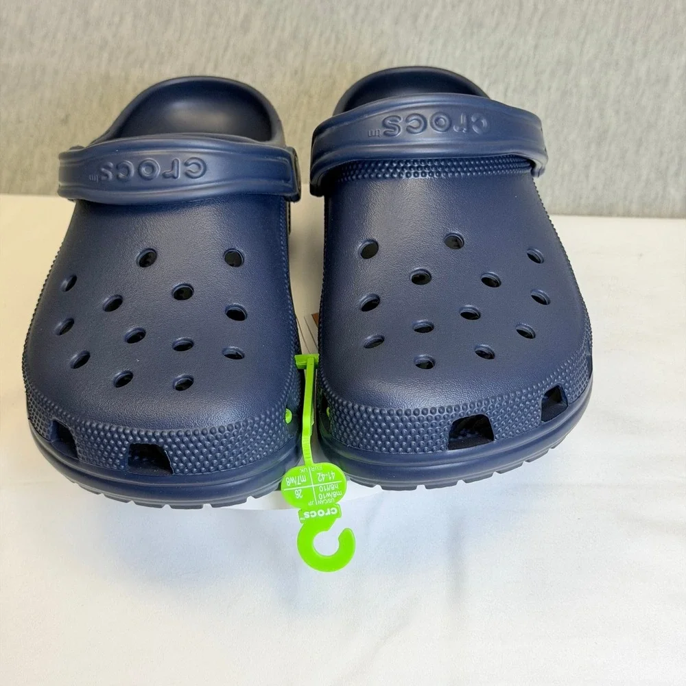 Crocs Classic Clog Navy Blue Mens 8 Womens 10 Water Shoes 10001-410 New